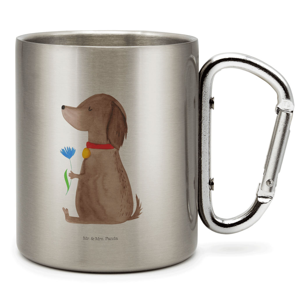 Edelstahlbecher Hund Blume Edelstahltasse, Karabiner, Edelstahlbecher, Outdoor, Camping, Tasse, Becher, Hund, Hundemotiv, Haustier, Hunderasse, Tierliebhaber, Hundebesitzer, Sprüche, Hunde, Frauchen, Hundeliebe