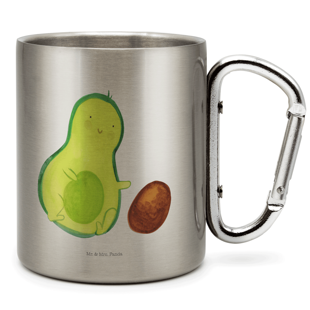 Edelstahlbecher Avocado rollt Kern Edelstahltasse, Karabiner, Edelstahlbecher, Outdoor, Camping, Tasse, Becher, Avocado, Veggie, Vegan, Gesund, Avocados, Schwanger, Geburt, Geburtstag, Säugling, Kind, erstes Kind, zur Geburt, Schwangerschaft, Babyparty, Baby, große Liebe, Liebe, Love