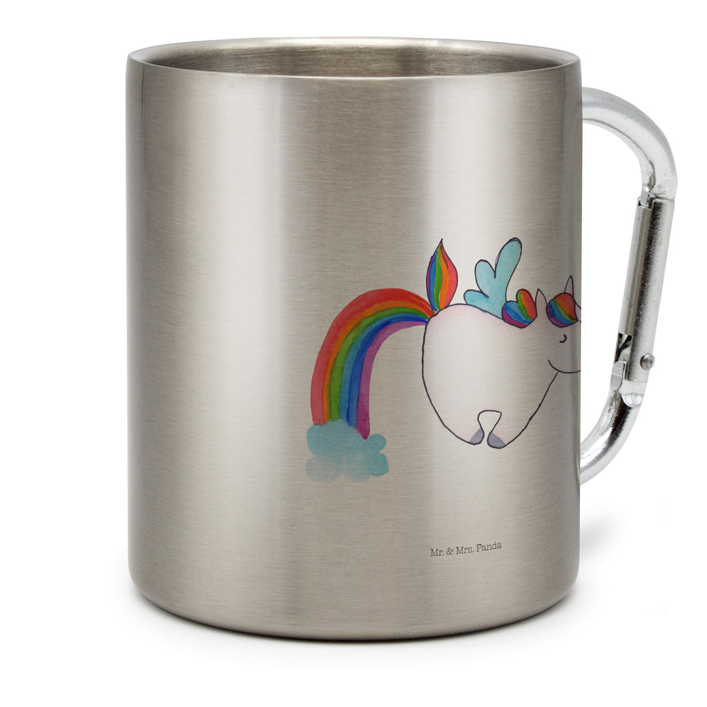 Edelstahlbecher Einhorn Pegasus Edelstahltasse, Karabiner, Edelstahlbecher, Outdoor, Camping, Tasse, Becher, Einhorn, Einhörner, Einhorn Deko, Pegasus, Unicorn, Regenbogen, Spielen, Realität, Glitzer, Erwachsenwerden