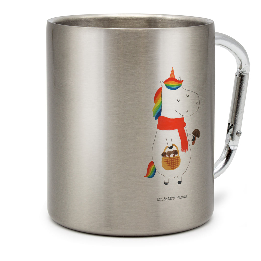 Edelstahlbecher Einhorn Pilz Edelstahltasse, Karabiner, Edelstahlbecher, Outdoor, Camping, Tasse, Becher, Einhorn, Einhörner, Einhorn Deko, Pegasus, Unicorn, Pilze, Pilzsammler, Motivation, Spruch, Liebeskummer