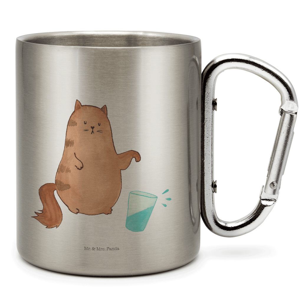 Edelstahlbecher Katze Wasserglas Edelstahltasse, Karabiner, Edelstahlbecher, Outdoor, Camping, Tasse, Becher, Katze, Katzenmotiv, Katzenfan, Katzendeko, Katzenfreund, Katzenliebhaber, Katzenprodukte, Katzenartikel, Katzenaccessoires, Katzensouvenirs, Katzenliebhaberprodukte, Katzenmotive, Katzen, Kater, Mietze, Cat, Cats, Katzenhalter, Katzenbesitzerin, Haustier, Wasser, Glas