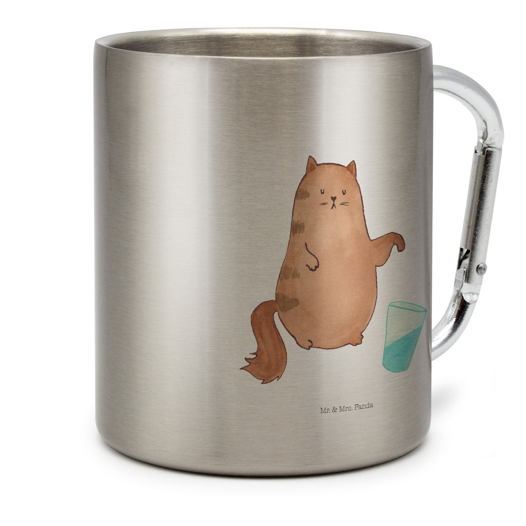 Edelstahlbecher Katze Wasserglas Edelstahltasse, Karabiner, Edelstahlbecher, Outdoor, Camping, Tasse, Becher, Katze, Katzenmotiv, Katzenfan, Katzendeko, Katzenfreund, Katzenliebhaber, Katzenprodukte, Katzenartikel, Katzenaccessoires, Katzensouvenirs, Katzenliebhaberprodukte, Katzenmotive, Katzen, Kater, Mietze, Cat, Cats, Katzenhalter, Katzenbesitzerin, Haustier, Wasser, Glas