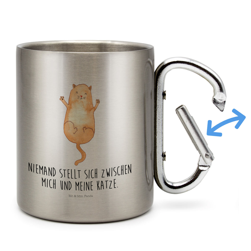 Edelstahlbecher Katzen Umarmen Edelstahltasse, Karabiner, Edelstahlbecher, Outdoor, Camping, Tasse, Becher, Katze, Katzenmotiv, Katzenfan, Katzendeko, Katzenfreund, Katzenliebhaber, Katzenprodukte, Katzenartikel, Katzenaccessoires, Katzensouvenirs, Katzenliebhaberprodukte, Katzenmotive, Katzen, Kater, Mietze, Cat, Cats, Katzenhalter, Katzenbesitzerin, Haustier, Freundin, Freunde, beste Freunde, Liebe, Katzenliebe, Familie