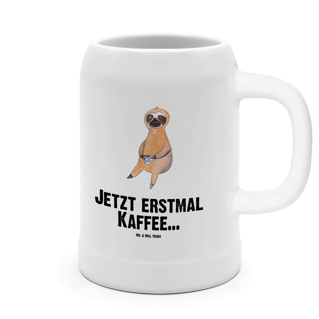 Bierkrug Faultier Kaffee Bierkrug, Bierkrüge, Bierkrug Steingut, Steinkrüge, 0, 5 l, 500ml, Krug, Faultier, Faultier Geschenk, Faultier Deko, Faultiere, faul, Lieblingstier, Kaffee, erster Kaffee, Morgenmuffel, Frühaufsteher, Kaffeetasse, Genießer, Coffee, Kaffeegetränk