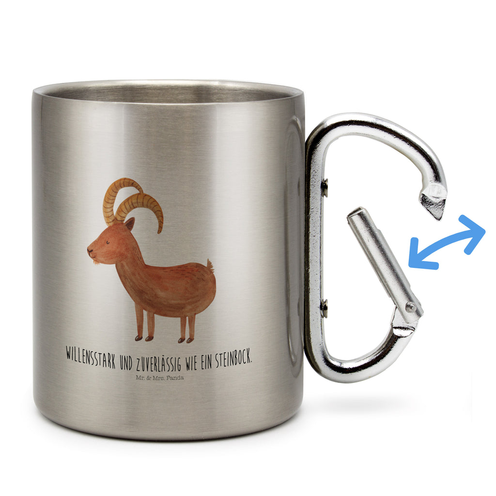Edelstahlbecher Sternzeichen Steinbock Edelstahltasse, Karabiner, Edelstahlbecher, Outdoor, Camping, Tasse, Becher, Tierkreiszeichen, Sternzeichen, Horoskop, Astrologie, Aszendent, Steinböcke, Steinbock Geschenk, Steinbock Sternzeichen, Geschenk Dezember, Geschenk Januar, Geburtstag Dezember, Geburtstag Januar, Ziege, Bock