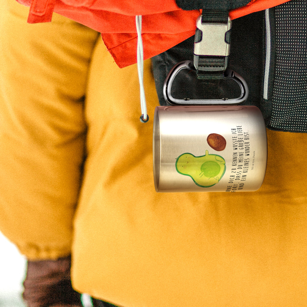 Edelstahlbecher Avocado rollt Kern Edelstahltasse, Karabiner, Edelstahlbecher, Outdoor, Camping, Tasse, Becher, Avocado, Veggie, Vegan, Gesund, Avocados, Schwanger, Geburt, Geburtstag, Säugling, Kind, erstes Kind, zur Geburt, Schwangerschaft, Babyparty, Baby, große Liebe, Liebe, Love