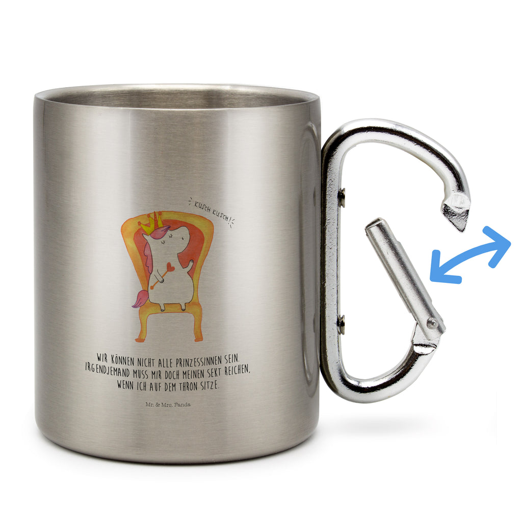 Edelstahlbecher Einhorn Prinzessin Edelstahltasse, Karabiner, Edelstahlbecher, Outdoor, Camping, Tasse, Becher, Einhorn, Einhörner, Einhorn Deko, Pegasus, Unicorn, Geburtstag, Prinzessin, Geburtstagsgeschenk, Geschenk, Monat