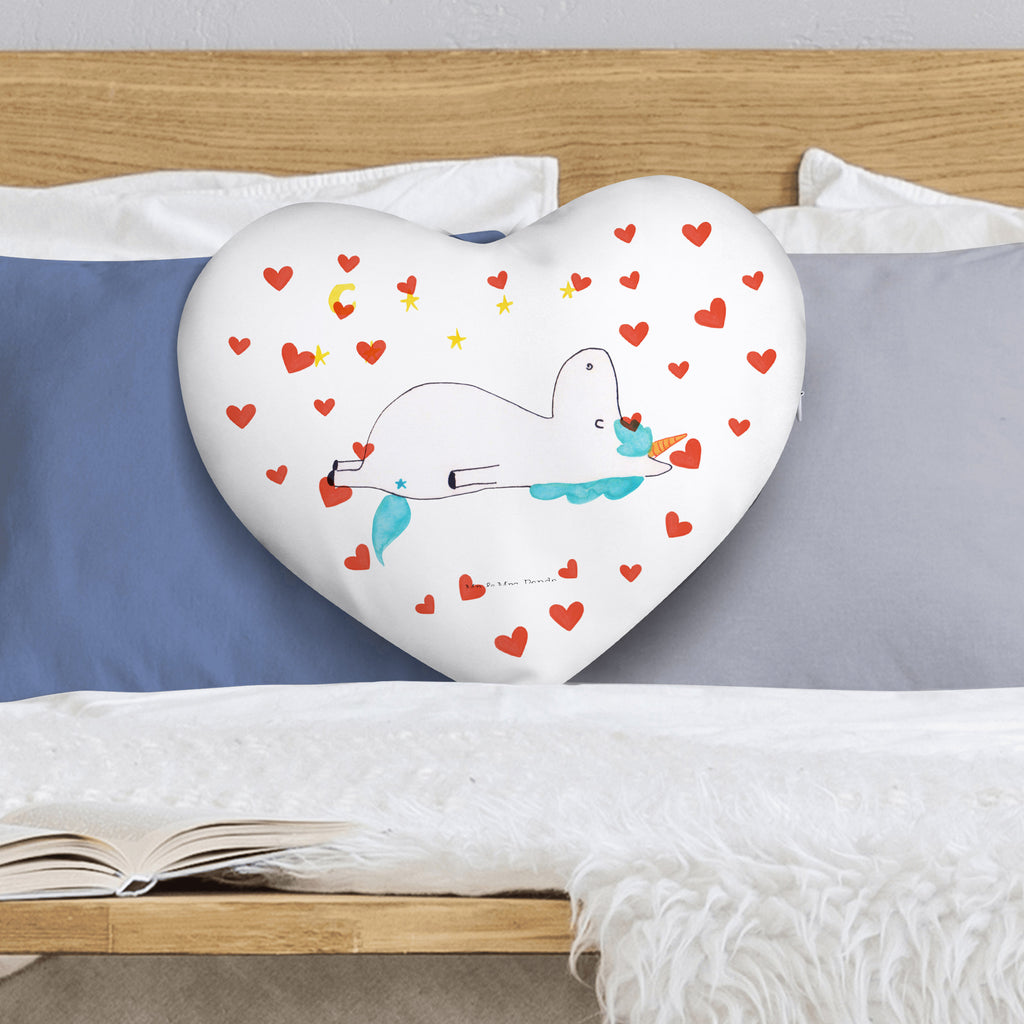 Herzkissen Einhorn Sternenhimmel Kissen, Herzkissen, Herzform, Herz, Dekokissen, Einhorn, Einhörner, Einhorn Deko, Pegasus, Unicorn, Sterne, Dachschaden, Verrückt, Sternenhimmel