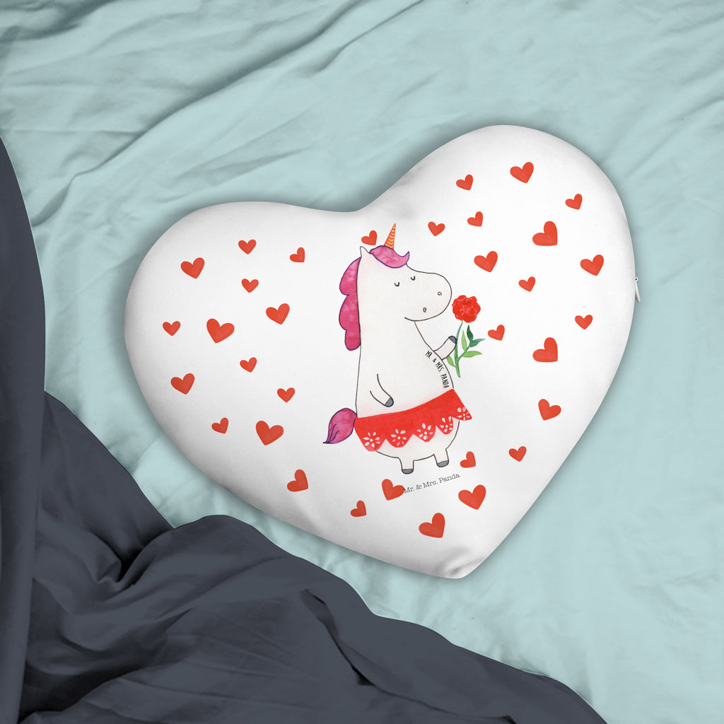 Herzkissen Einhorn Dame Kissen, Herzkissen, Herzform, Herz, Dekokissen, Einhorn, Einhörner, Einhorn Deko, Pegasus, Unicorn, Dame, Lady, feine Dame, Freundin, Frau, Bachelor, Bachelorette, Abfuhr, Schluss machen, Trennung
