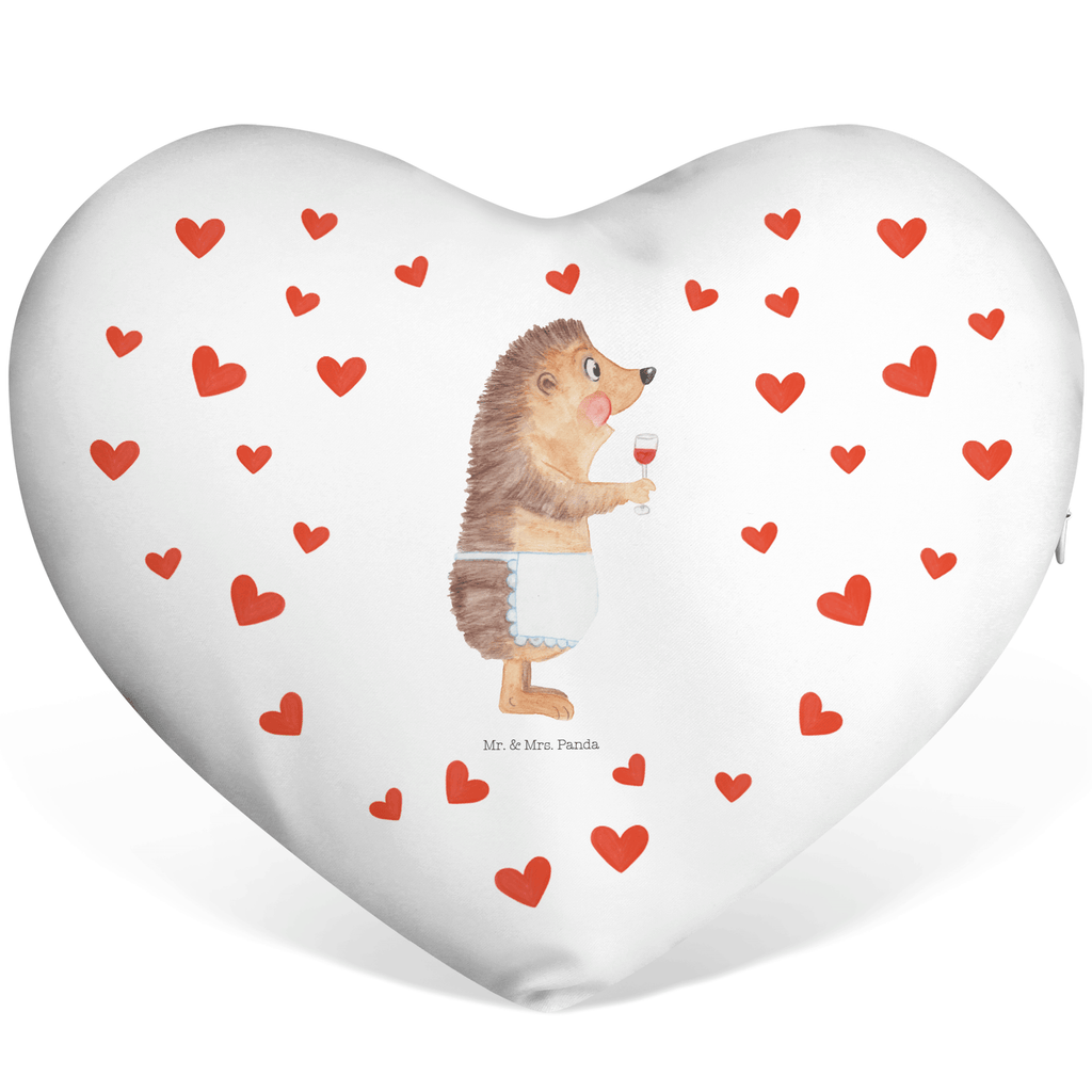 Herzkissen Igel mit Wein Kissen, Herzkissen, Herzform, Herz, Dekokissen, Tiermotive, Gute Laune, lustige Sprüche, Tiere, Wein Spruch, Igel, Geschenk Weintrinker, Geschenk Weinliebhaber, Wein Deko, Weinglas, Rotwein, Weißwein, Wein trinken