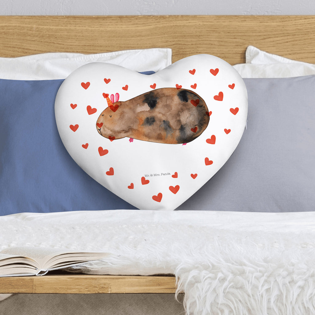 Herzkissen Meerhörnchen Kissen, Herzkissen, Herzform, Herz, Dekokissen, Einhorn, Einhörner, Einhorn Deko, Pegasus, Unicorn, Meerhörnchen, Meericorn, Meerschwein, Meerschweinchen
