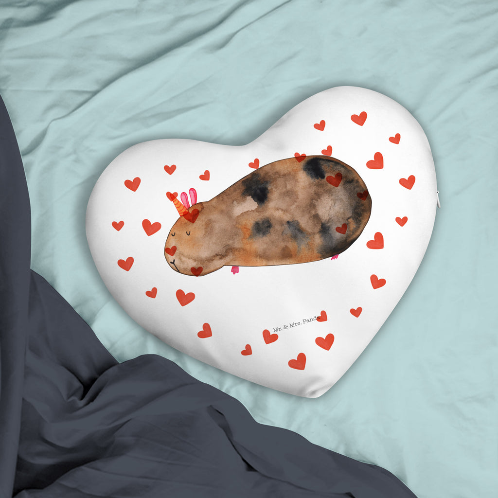 Herzkissen Meerhörnchen Kissen, Herzkissen, Herzform, Herz, Dekokissen, Einhorn, Einhörner, Einhorn Deko, Pegasus, Unicorn, Meerhörnchen, Meericorn, Meerschwein, Meerschweinchen