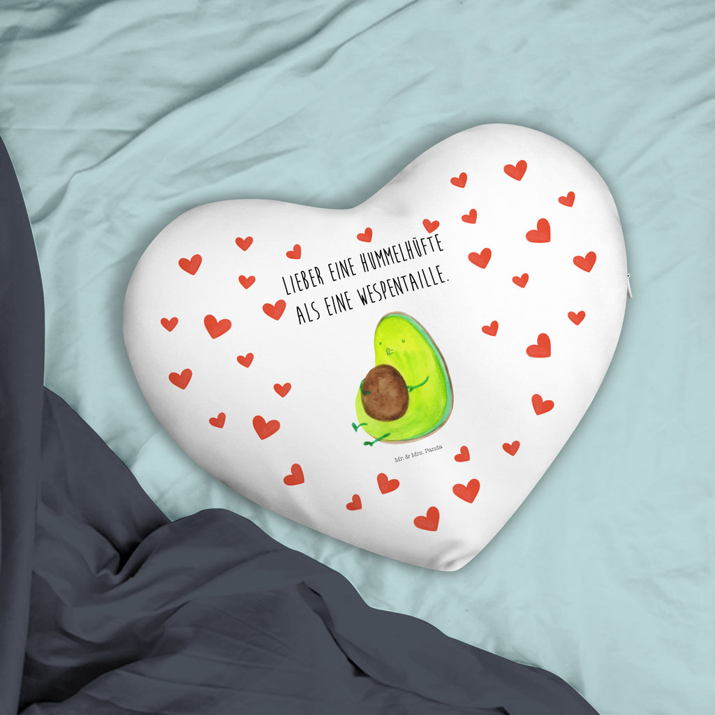Herzkissen Avocado pfeift Kissen, Herzkissen, Herzform, Herz, Dekokissen, Avocado, Veggie, Vegan, Gesund, Diät, Abnehmen, Ernährung, dick sein, Pummelfee