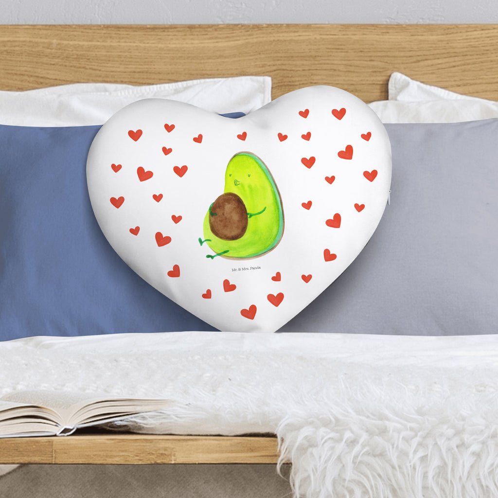Herzkissen Avocado pfeift Kissen, Herzkissen, Herzform, Herz, Dekokissen, Avocado, Veggie, Vegan, Gesund, Diät, Abnehmen, Ernährung, dick sein, Pummelfee