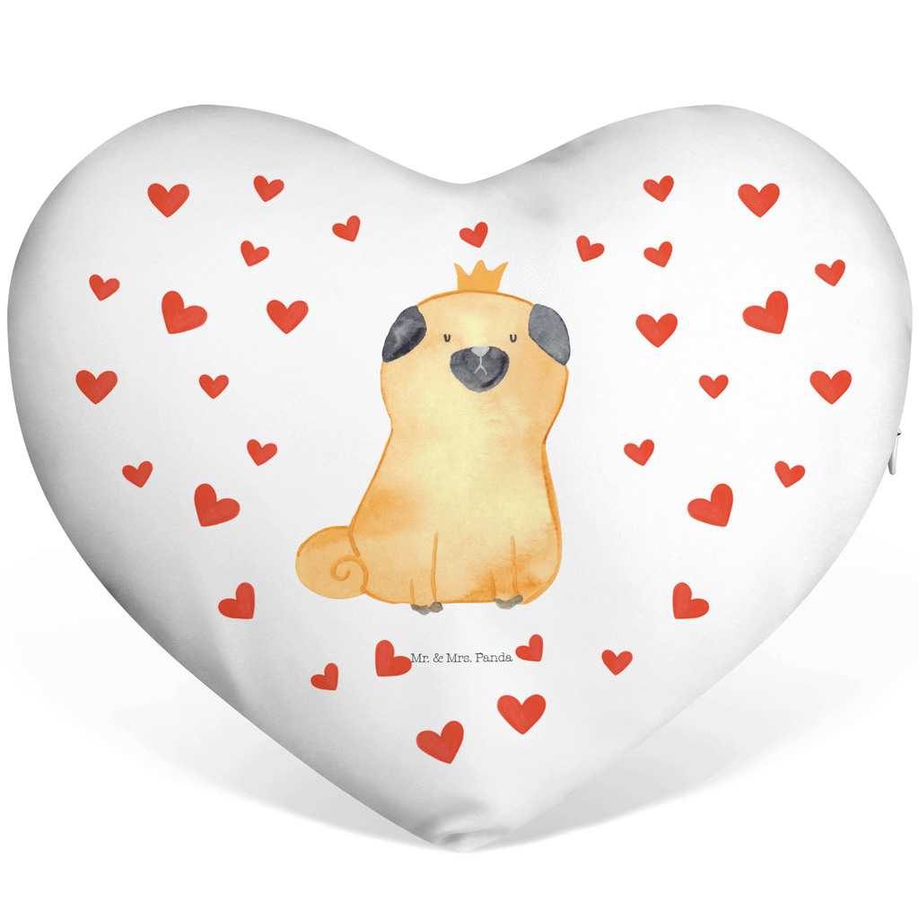 Herzkissen Mops Krone Kissen, Herzkissen, Herzform, Herz, Dekokissen, Hund, Hundemotiv, Haustier, Hunderasse, Tierliebhaber, Hundebesitzer, Sprüche, Mops, allergisch, kinderlos, Hausregel, Hundebesitzer. Spruch, lustig