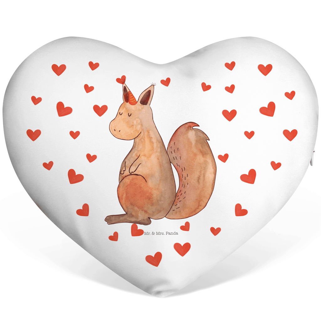 Herzkissen Einhörnchen Glaube Kissen, Herzkissen, Herzform, Herz, Dekokissen, Einhorn, Einhörner, Einhorn Deko, Pegasus, Unicorn, Einhörnchen, Eichhörnchen, Eichhorn