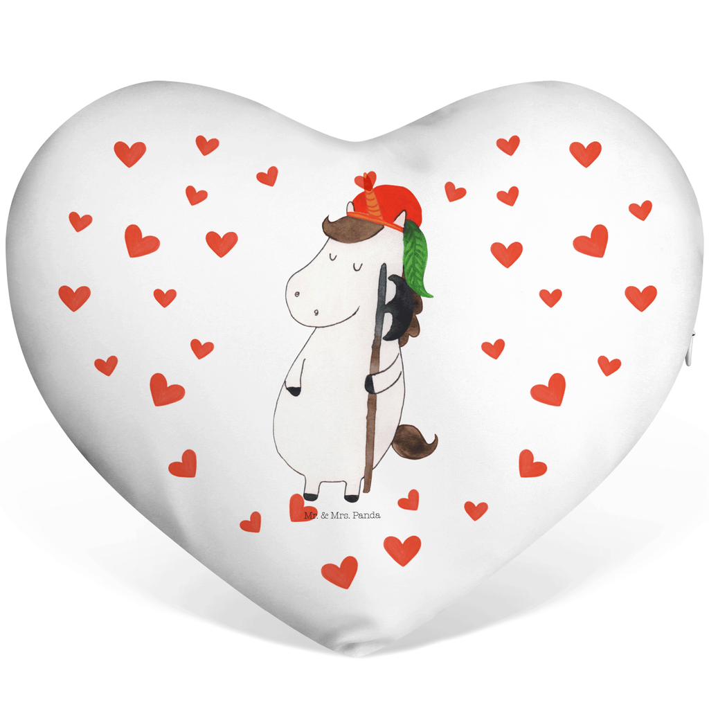 Herzkissen Einhorn Bube Kissen, Herzkissen, Herzform, Herz, Dekokissen, Einhorn, Einhörner, Einhorn Deko, Pegasus, Unicorn, Bube, Mittelalter