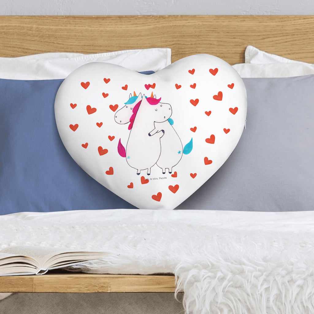 Herzkissen Einhorn Mitteilung Kissen, Herzkissen, Herzform, Herz, Dekokissen, Einhorn, Einhörner, Einhorn Deko, Pegasus, Unicorn, Valentinstag, Valentine, Liebe, Geschenk, Partner, Ehe, lustig, witzig, Spruch