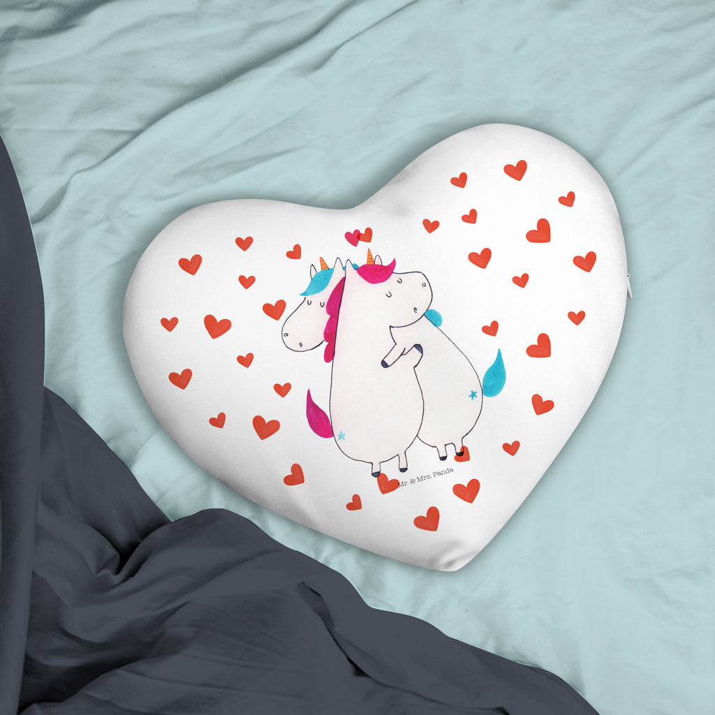 Herzkissen Einhorn Mitteilung Kissen, Herzkissen, Herzform, Herz, Dekokissen, Einhorn, Einhörner, Einhorn Deko, Pegasus, Unicorn, Valentinstag, Valentine, Liebe, Geschenk, Partner, Ehe, lustig, witzig, Spruch