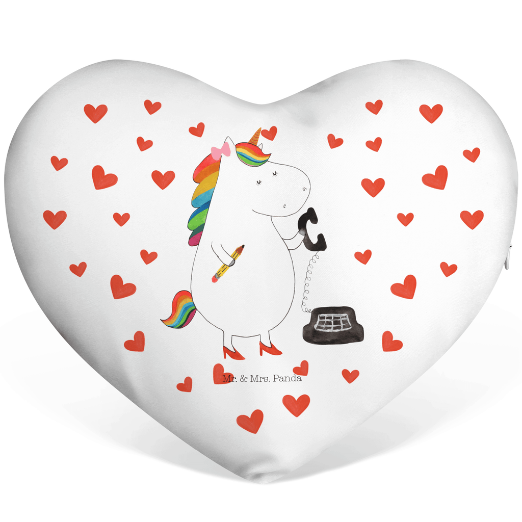 Herzkissen Einhorn Sekretärin Kissen, Herzkissen, Herzform, Herz, Dekokissen, Einhorn, Einhörner, Einhorn Deko, Pegasus, Unicorn, Sekretärin, Büro, Rechtsanwältin, Rechtsanwaltsgehilfin, Steuerbüro, Steuerkanzlei, Bürokraft, Bürohilfe