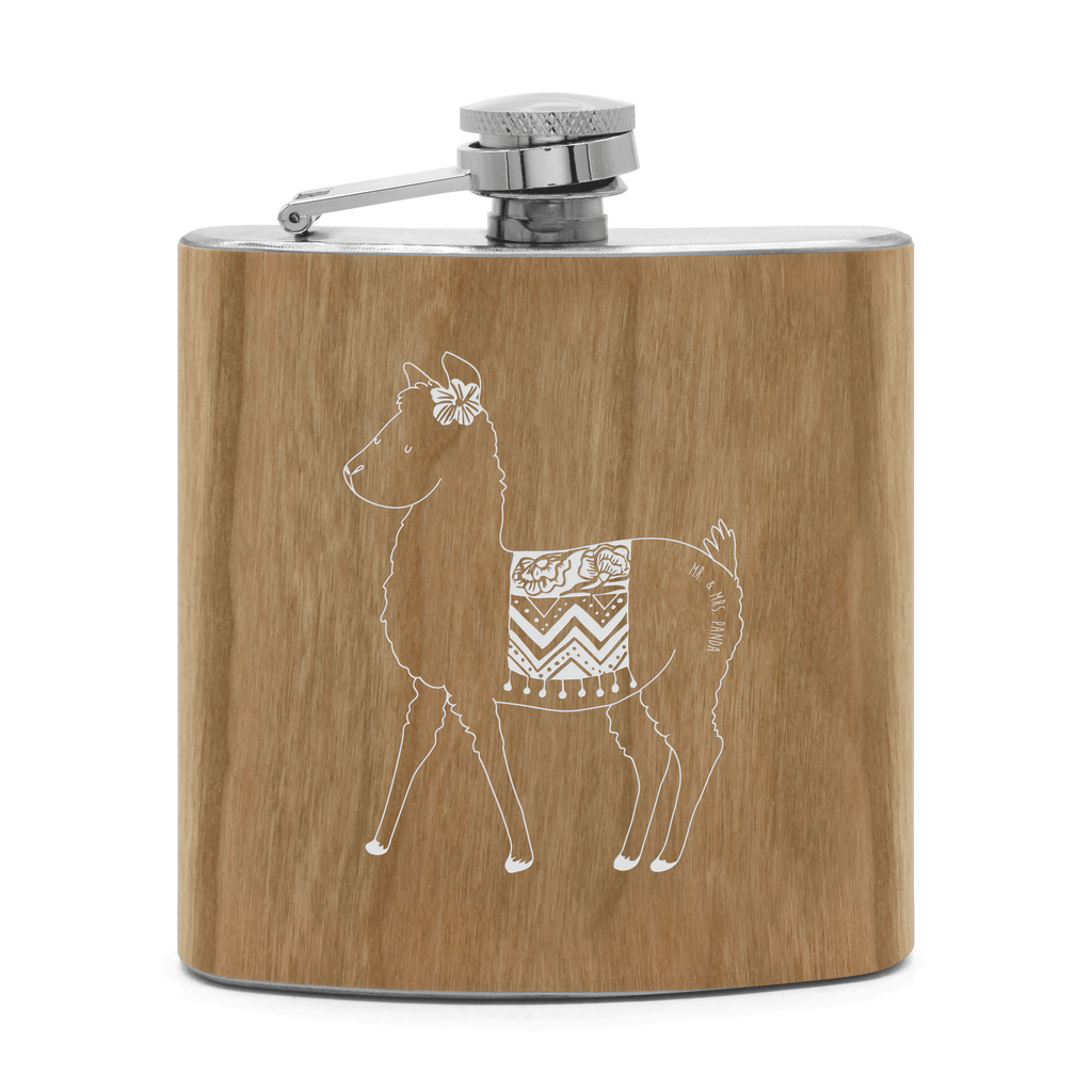 Flachmann Alpaka stolz Flachmann, Edelstahl, hochwertig, Gravur, Taschenflasche, Frauen, Alpaka, Lama