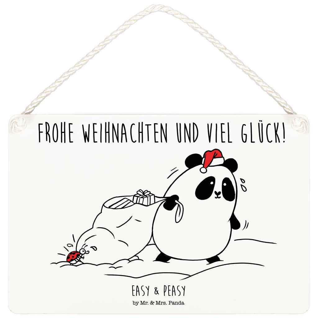 Dekoschild Easy & Peasy Frohe Weihnachten  Schild, Türschild, Holzschild, Wandschild, Wanddeko  