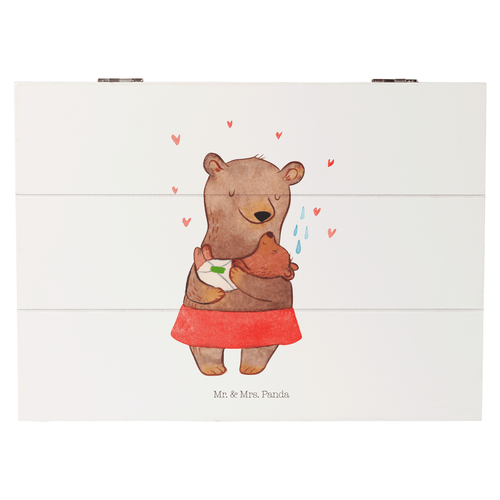 Holzkiste Bären Baby Taufe Taufe, Taufspruch, Taufgeschenk, Geschenk zur Taufe, Bär, Bärenmutter Holzkiste, Kiste, Schatzkiste, Truhe, Schatulle, XXL,  Erinnerungsbox, Erinnerungskiste, Dekokiste, Aufbewahrungsbox  Taufe, Taufgeschenk, Taufe Deko, zur Taufe