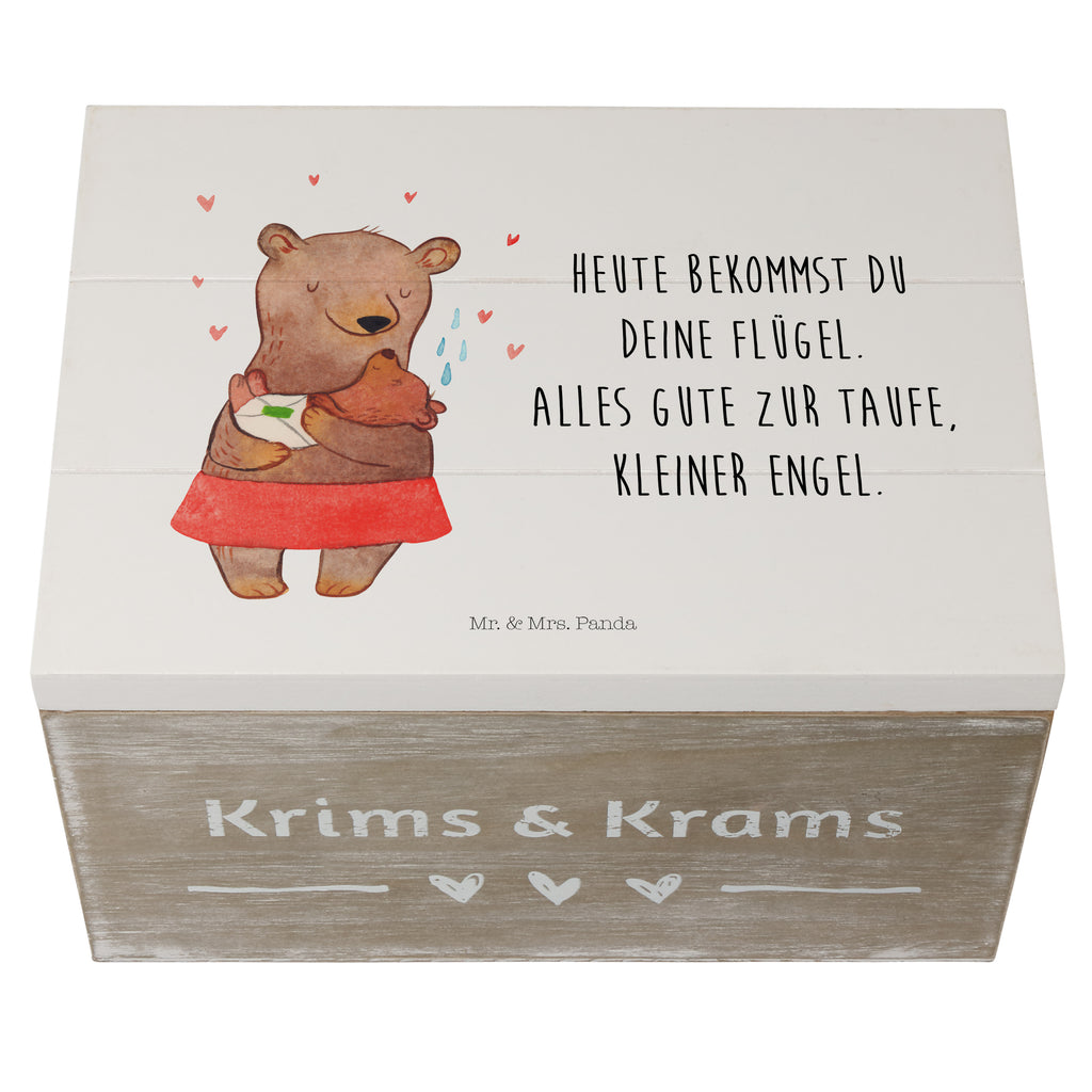Holzkiste Bären Baby Taufe Taufe, Taufspruch, Taufgeschenk, Geschenk zur Taufe, Bär, Bärenmutter Holzkiste, Kiste, Schatzkiste, Truhe, Schatulle, XXL,  Erinnerungsbox, Erinnerungskiste, Dekokiste, Aufbewahrungsbox  Taufe, Taufgeschenk, Taufe Deko, zur Taufe