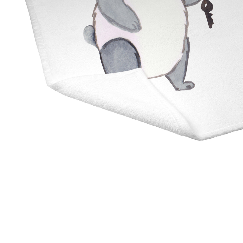 Gäste Handtuch Vermieter mit Herz Gästetuch, Reisehandtuch, Sport Handtuch, Frottier, Kinder Handtuch, Beruf, Ausbildung, Jubiläum, Abschied, Rente, Kollege, Kollegin, Geschenk, Schenken, Arbeitskollege, Mitarbeiter, Firma, Danke, Dankeschön