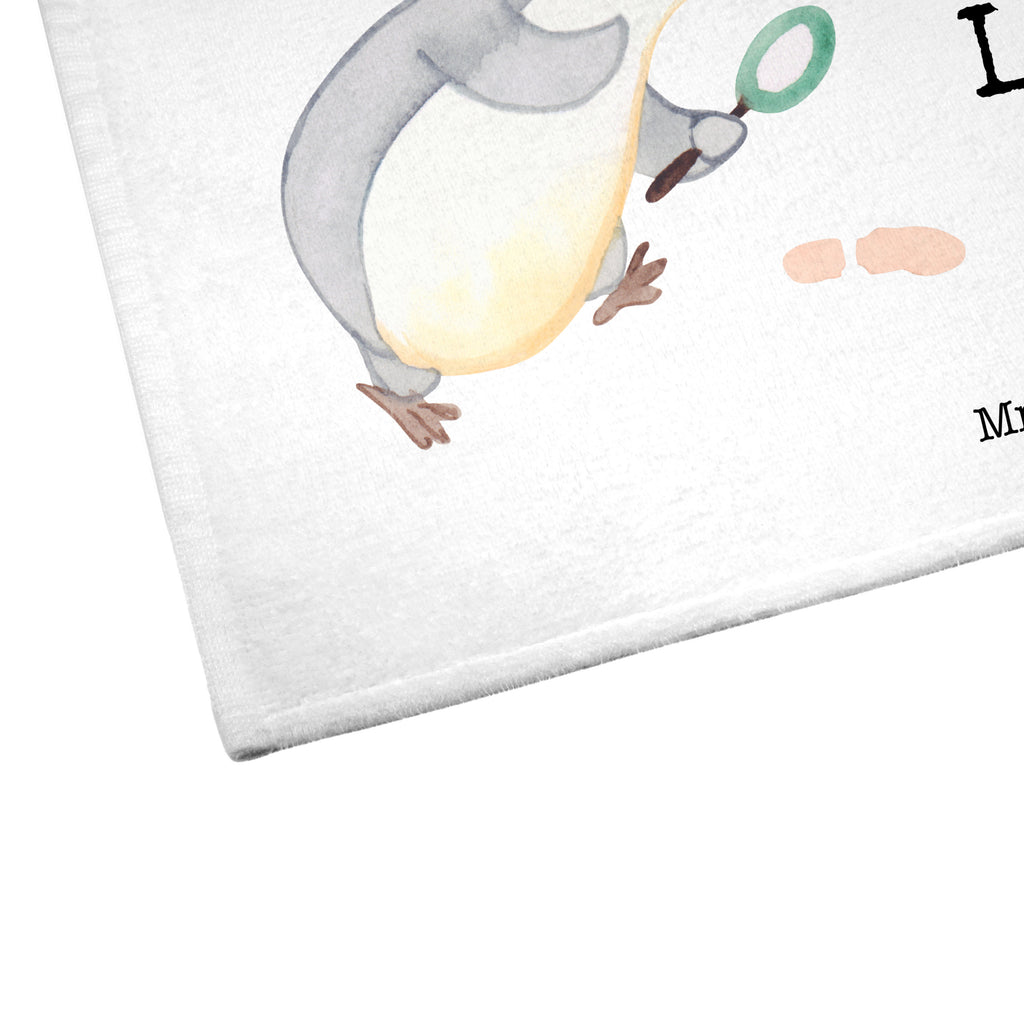 Gäste Handtuch Detektiv aus Leidenschaft Gästetuch, Reisehandtuch, Sport Handtuch, Frottier, Kinder Handtuch, Beruf, Ausbildung, Jubiläum, Abschied, Rente, Kollege, Kollegin, Geschenk, Schenken, Arbeitskollege, Mitarbeiter, Firma, Danke, Dankeschön, Detektiv, Ermittler, Agent, Privatdetektei, Berufsdetektiv, Wirtschaftsdetektei, Detektivausbildung, Spurensuche