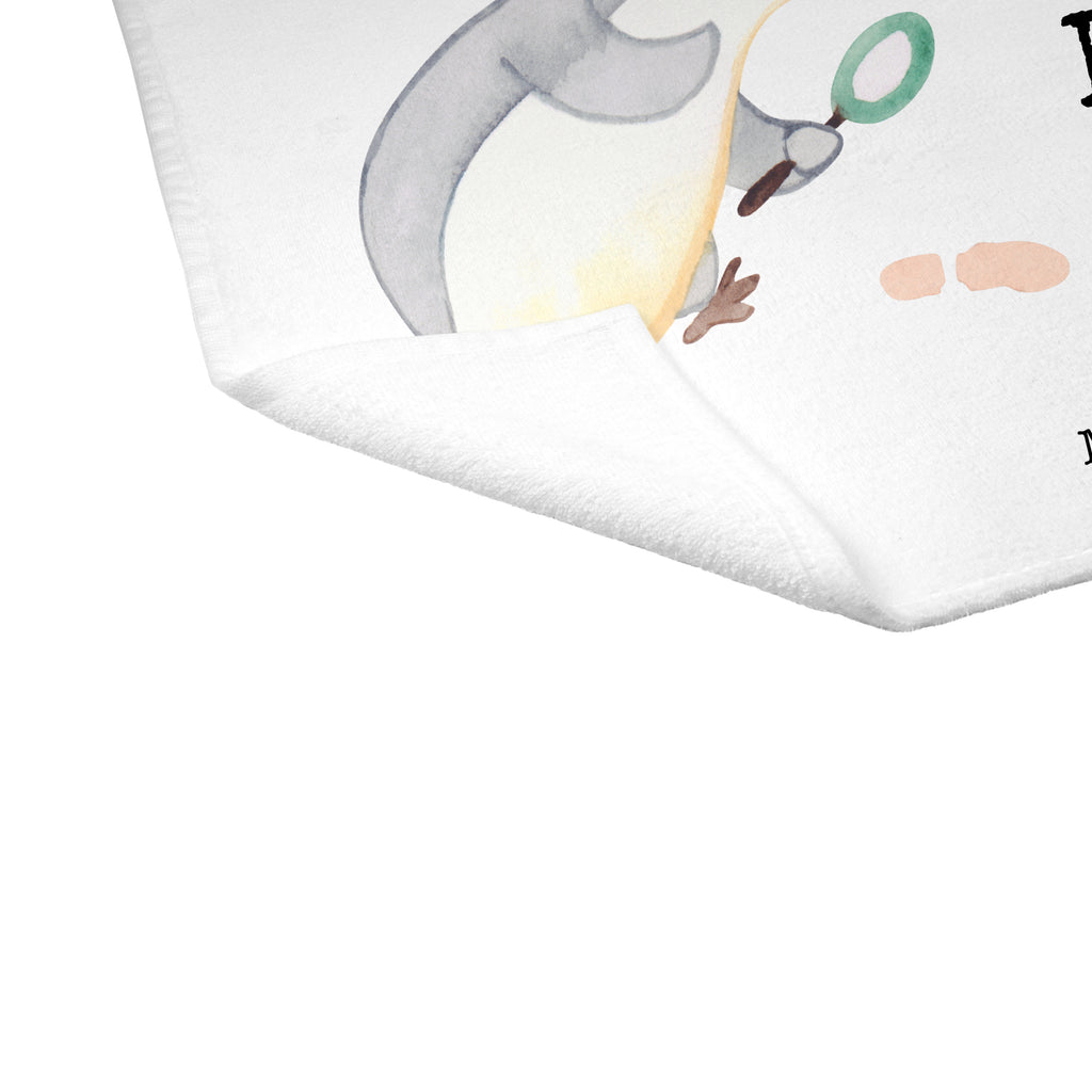 Gäste Handtuch Detektiv aus Leidenschaft Gästetuch, Reisehandtuch, Sport Handtuch, Frottier, Kinder Handtuch, Beruf, Ausbildung, Jubiläum, Abschied, Rente, Kollege, Kollegin, Geschenk, Schenken, Arbeitskollege, Mitarbeiter, Firma, Danke, Dankeschön, Detektiv, Ermittler, Agent, Privatdetektei, Berufsdetektiv, Wirtschaftsdetektei, Detektivausbildung, Spurensuche