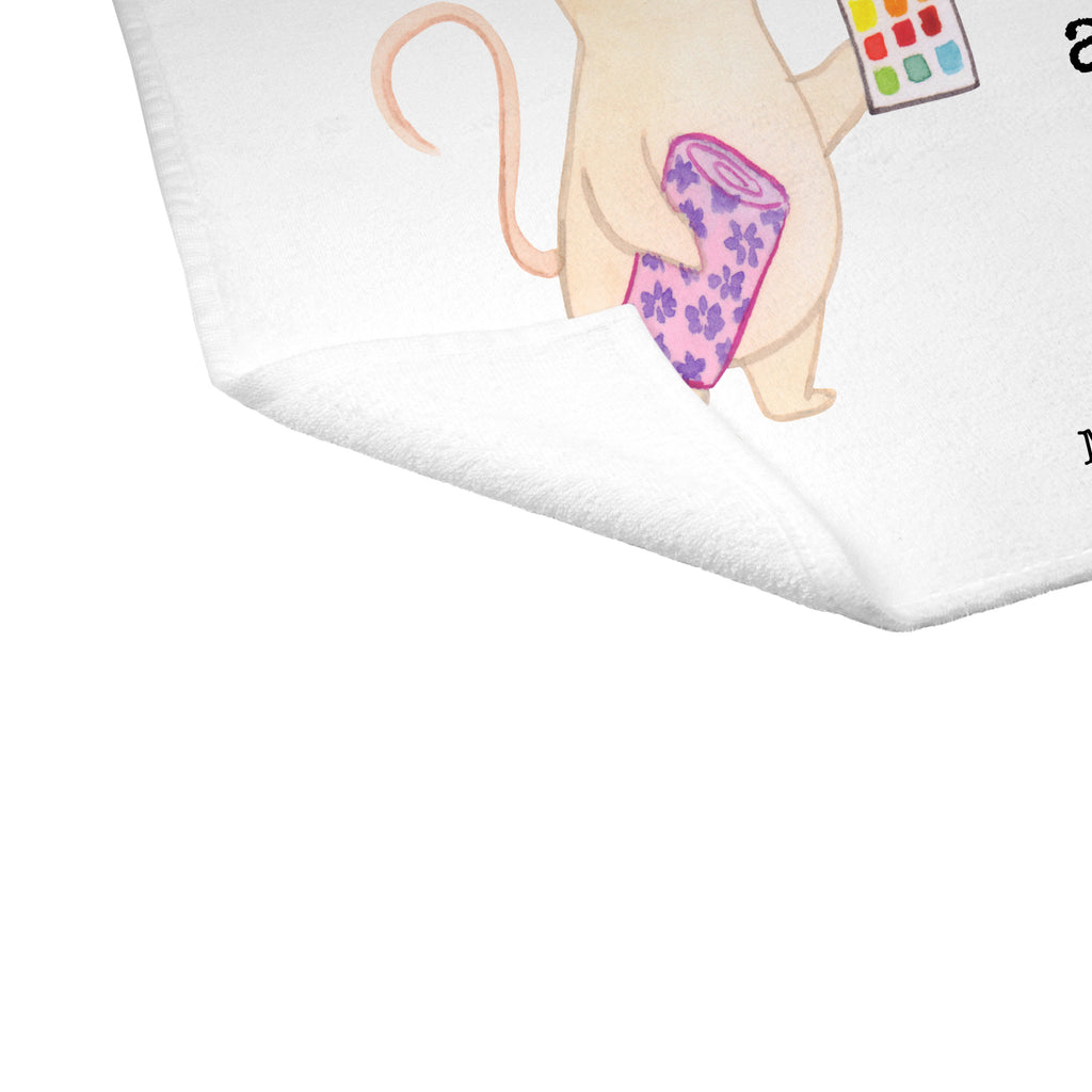 Gäste Handtuch Raumausstatterin aus Leidenschaft  Gästetuch, Reisehandtuch,, Sport Handtuch, Frottier, Kinder Handtuch  Beruf, Ausbildung, Jubiläum, Abschied, Rente, Kollege, Kollegin, Geschenk, Schenken, Arbeitskollege, Mitarbeiter, Firma, Danke, Dankeschön