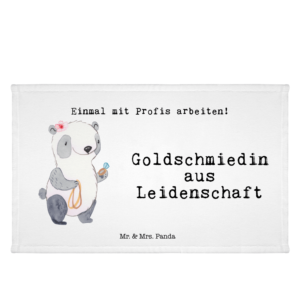 Gäste Handtuch Goldschmiedin aus Leidenschaft Gästetuch, Reisehandtuch, Sport Handtuch, Frottier, Kinder Handtuch, Beruf, Ausbildung, Jubiläum, Abschied, Rente, Kollege, Kollegin, Geschenk, Schenken, Arbeitskollege, Mitarbeiter, Firma, Danke, Dankeschön, Juwelierin, Goldschmiedin, Schmiedin, Schmuckwarenhändlerin, Schmuckgeschäft, Eröffnung