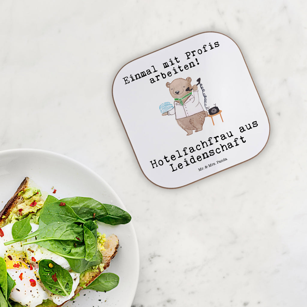 Quadratische Untersetzer Hotelfachfrau aus Leidenschaft Bierdeckel, Glasuntersetzer, Untersetzer Gläser, Getränkeuntersetzer, Beruf, Ausbildung, Jubiläum, Abschied, Rente, Kollege, Kollegin, Geschenk, Schenken, Arbeitskollege, Mitarbeiter, Firma, Danke, Dankeschön, Hotelfachfrau, Hotelkauffrau, Hotelfachangestellte, Hotelier, Hoteleröffnung