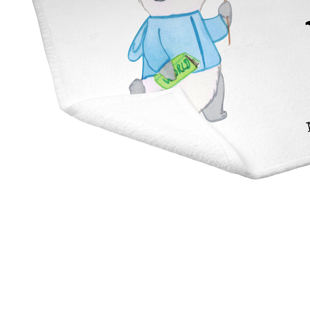 Gäste Handtuch Reiseleiter aus Leidenschaft  Gästetuch, Reisehandtuch,, Sport Handtuch, Frottier, Kinder Handtuch  Beruf, Ausbildung, Jubiläum, Abschied, Rente, Kollege, Kollegin, Geschenk, Schenken, Arbeitskollege, Mitarbeiter, Firma, Danke, Dankeschön