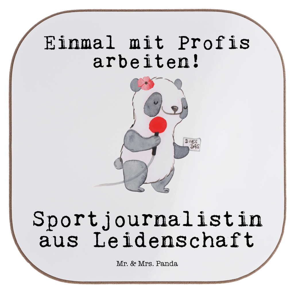 Quadratische Untersetzer Sportjournalistin aus Leidenschaft Bierdeckel, Glasuntersetzer, Untersetzer Gläser, Getränkeuntersetzer, Beruf, Ausbildung, Jubiläum, Abschied, Rente, Kollege, Kollegin, Geschenk, Schenken, Arbeitskollege, Mitarbeiter, Firma, Danke, Dankeschön, Sportjournalistin, Journalistin, Reporterin, Redakteurin, Pressebüro, Studium