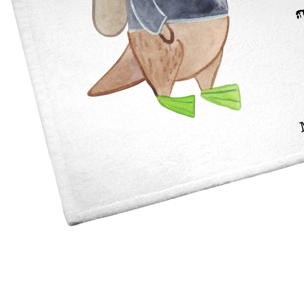 Gäste Handtuch Tauchlehrerin mit Herz Gästetuch, Reisehandtuch, Sport Handtuch, Frottier, Kinder Handtuch, Beruf, Ausbildung, Jubiläum, Abschied, Rente, Kollege, Kollegin, Geschenk, Schenken, Arbeitskollege, Mitarbeiter, Firma, Danke, Dankeschön