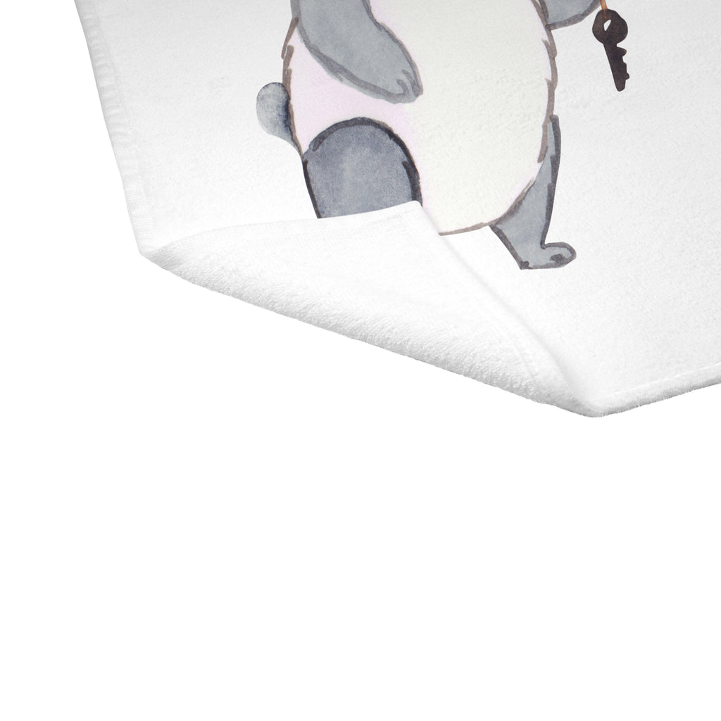 Gäste Handtuch Vermieterin mit Herz Gästetuch, Reisehandtuch, Sport Handtuch, Frottier, Kinder Handtuch, Beruf, Ausbildung, Jubiläum, Abschied, Rente, Kollege, Kollegin, Geschenk, Schenken, Arbeitskollege, Mitarbeiter, Firma, Danke, Dankeschön