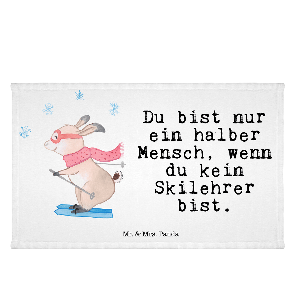 Gäste Handtuch Skilehrer mit Herz  Gästetuch, Reisehandtuch,, Sport Handtuch, Frottier, Kinder Handtuch  Beruf, Ausbildung, Jubiläum, Abschied, Rente, Kollege, Kollegin, Geschenk, Schenken, Arbeitskollege, Mitarbeiter, Firma, Danke, Dankeschön