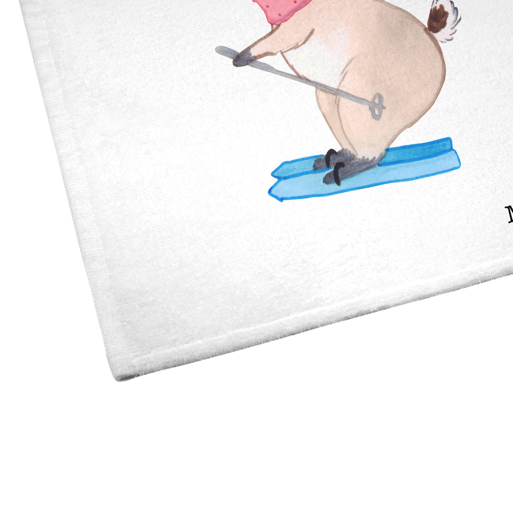 Gäste Handtuch Skilehrer mit Herz  Gästetuch, Reisehandtuch,, Sport Handtuch, Frottier, Kinder Handtuch  Beruf, Ausbildung, Jubiläum, Abschied, Rente, Kollege, Kollegin, Geschenk, Schenken, Arbeitskollege, Mitarbeiter, Firma, Danke, Dankeschön