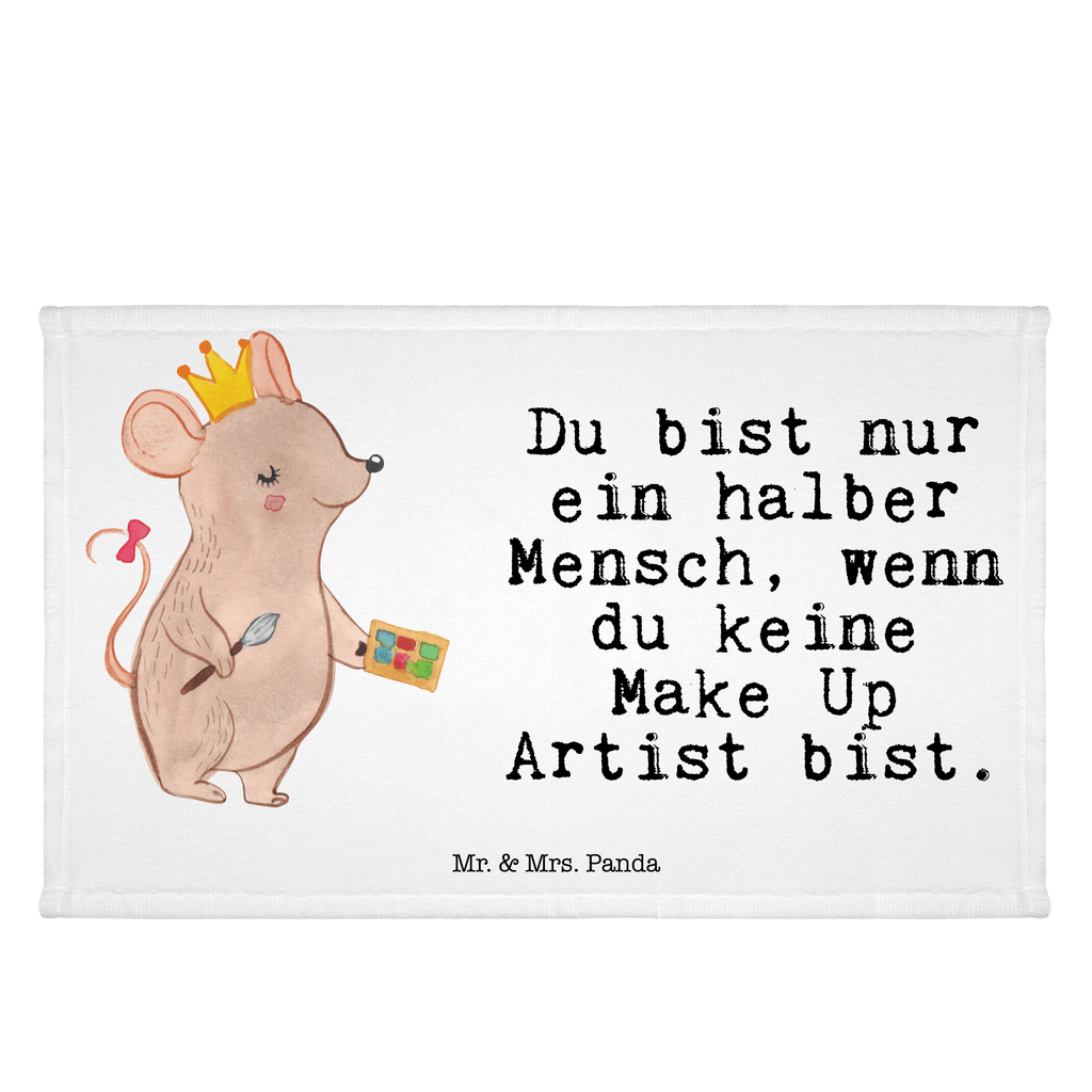 Gäste Handtuch Make Up Artist mit Herz Kosmetiker, Make Up Artist , Maskenbildner, Visagist, Ausbildung, Beauty Salon, Kosmetikstudio,  Eröffnung,  Gästetuch, Reisehandtuch,, Sport Handtuch, Frottier, Kinder Handtuch  Beruf, Ausbildung, Jubiläum, Abschied, Rente, Kollege, Kollegin, Geschenk, Schenken, Arbeitskollege, Mitarbeiter, Firma, Danke, Dankeschön