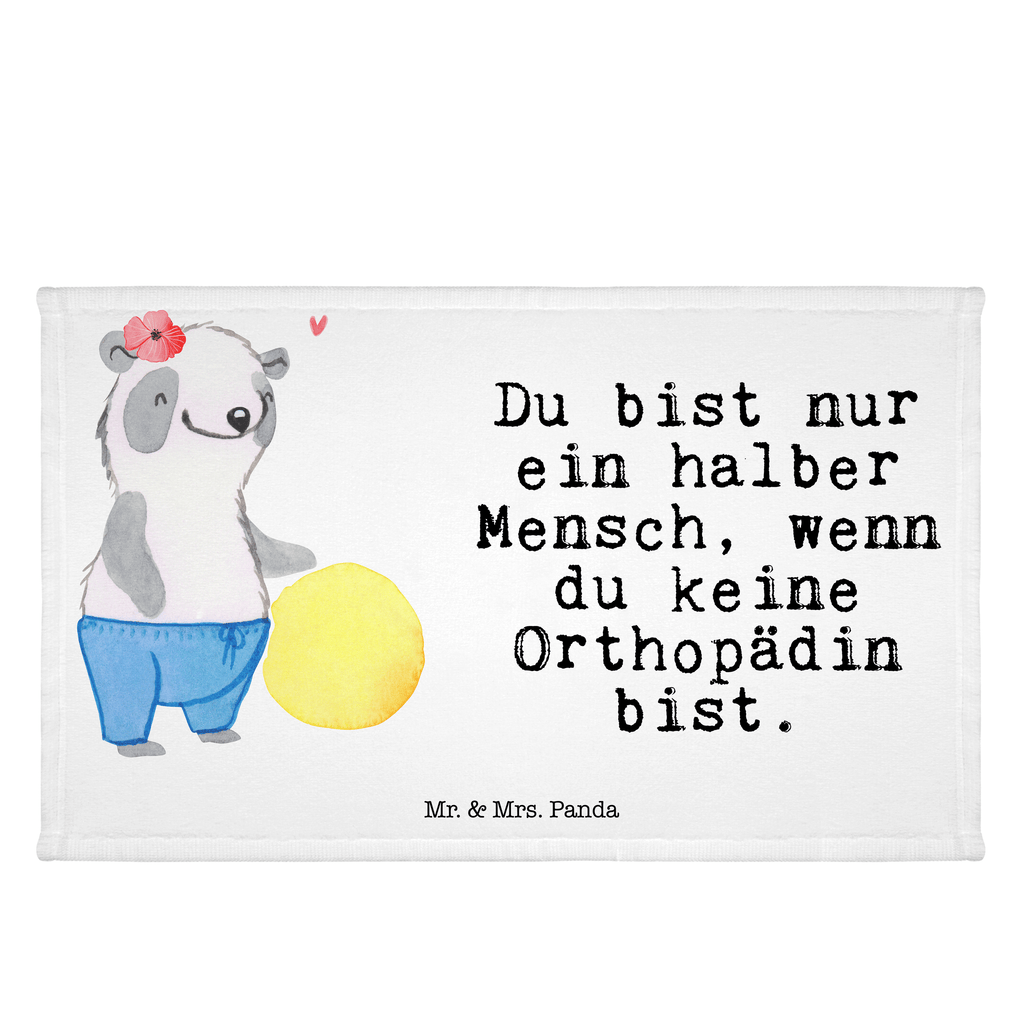 Gäste Handtuch Orthopädin mit Herz Gästetuch, Reisehandtuch, Sport Handtuch, Frottier, Kinder Handtuch, Beruf, Ausbildung, Jubiläum, Abschied, Rente, Kollege, Kollegin, Geschenk, Schenken, Arbeitskollege, Mitarbeiter, Firma, Danke, Dankeschön, Orthopädin, Fachärztin, Orthopädie, Praxis, Eröffnung