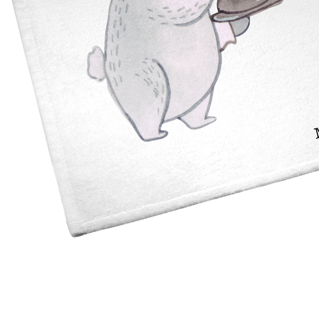 Gäste Handtuch Kellner mit Herz Kellner, Servicekraft, Restaurant, Ober, Ausbildung,  Gästetuch, Reisehandtuch,, Sport Handtuch, Frottier, Kinder Handtuch  Beruf, Ausbildung, Jubiläum, Abschied, Rente, Kollege, Kollegin, Geschenk, Schenken, Arbeitskollege, Mitarbeiter, Firma, Danke, Dankeschön