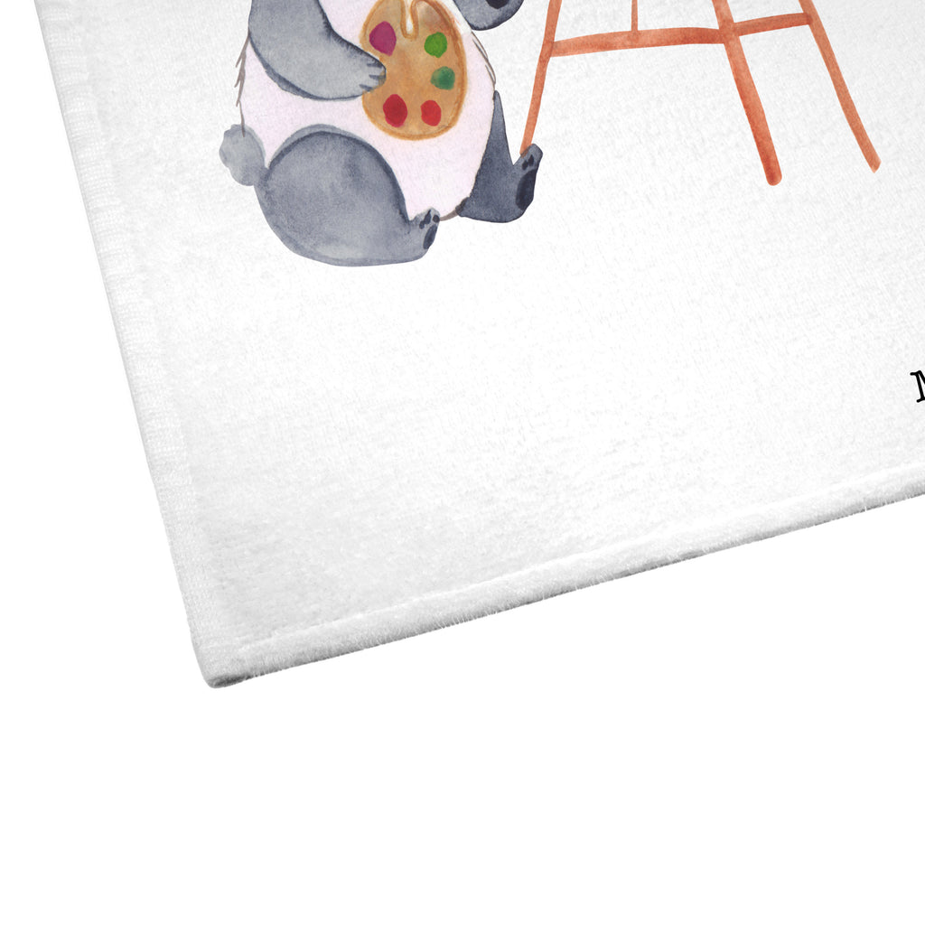 Gäste Handtuch Künstlerin mit Herz Künstlerin, Malerin, Kunstmalerin, Galerie Eröffnung, Kunstschule,  Gästetuch, Reisehandtuch,, Sport Handtuch, Frottier, Kinder Handtuch  Beruf, Ausbildung, Jubiläum, Abschied, Rente, Kollege, Kollegin, Geschenk, Schenken, Arbeitskollege, Mitarbeiter, Firma, Danke, Dankeschön