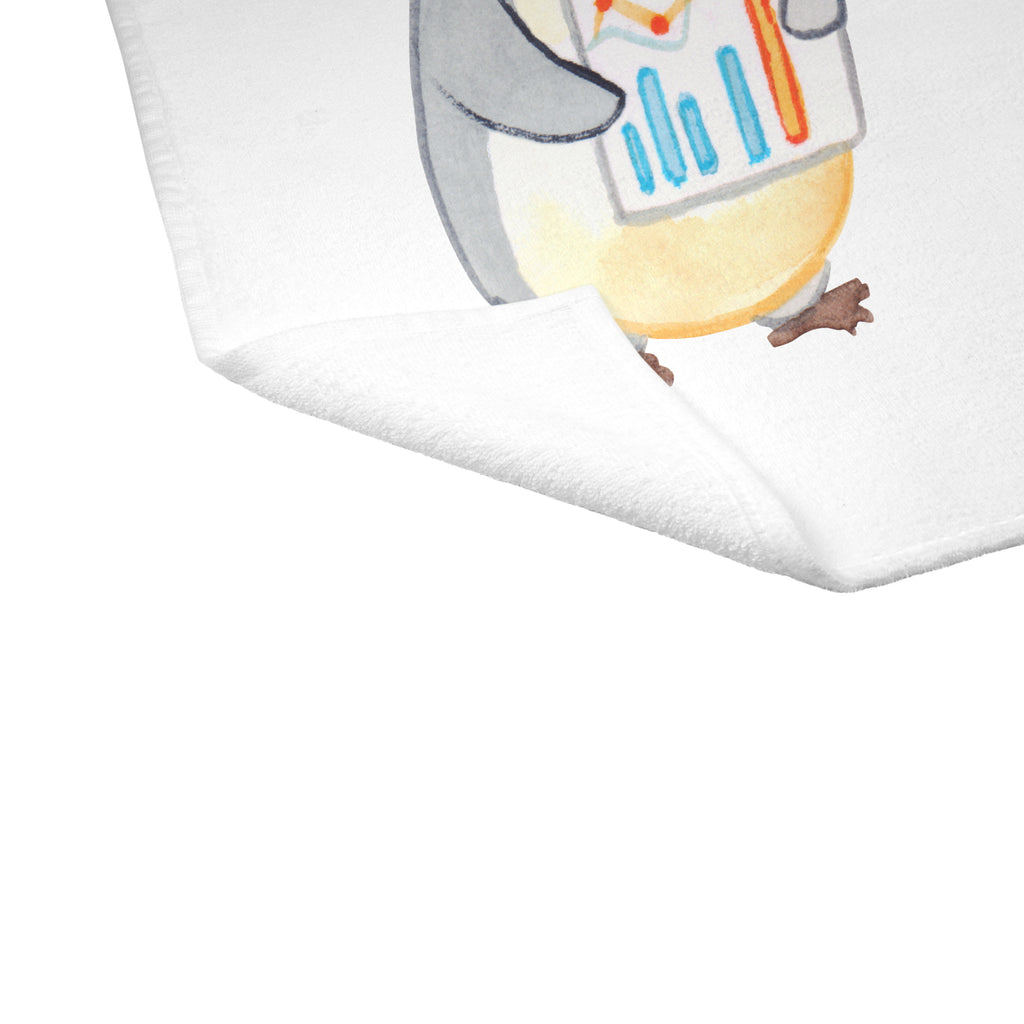 Handtuch Wirtschaftsanalytikerin mit Herz  Gästetuch, Reisehandtuch,, Sport Handtuch, Frottier, Kinder Handtuch  Beruf, Ausbildung, Jubiläum, Abschied, Rente, Kollege, Kollegin, Geschenk, Schenken, Arbeitskollege, Mitarbeiter, Firma, Danke, Dankeschön