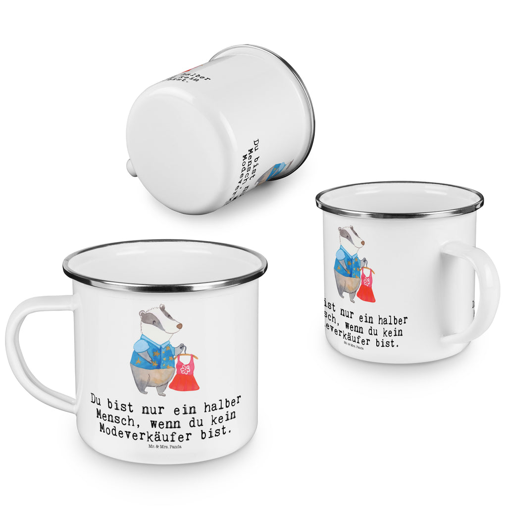 Camping Emaille Tasse Modeverkäufer mit Herz Campingtasse, Trinkbecher, Metalltasse, Outdoor Tasse, Emaille Trinkbecher, Blechtasse Outdoor, Emaille Campingbecher, Edelstahl Trinkbecher, Metalltasse für Camping, Kaffee Blechtasse, Camping Tasse Metall, Beruf, Ausbildung, Jubiläum, Abschied, Rente, Kollege, Kollegin, Geschenk, Schenken, Arbeitskollege, Mitarbeiter, Firma, Danke, Dankeschön, Modeverkäufer, Verkäufer, Fashion Store