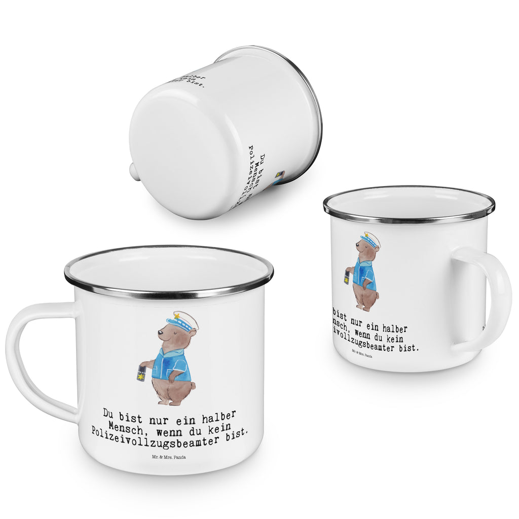 Camping Emaille Tasse Polizeivollzugsbeamter mit Herz Campingtasse, Trinkbecher, Metalltasse, Outdoor Tasse, Emaille Trinkbecher, Blechtasse Outdoor, Emaille Campingbecher, Edelstahl Trinkbecher, Metalltasse für Camping, Kaffee Blechtasse, Camping Tasse Metall, Beruf, Ausbildung, Jubiläum, Abschied, Rente, Kollege, Kollegin, Geschenk, Schenken, Arbeitskollege, Mitarbeiter, Firma, Danke, Dankeschön, Polizeivollzugsbeamter, Polizist, Polizei