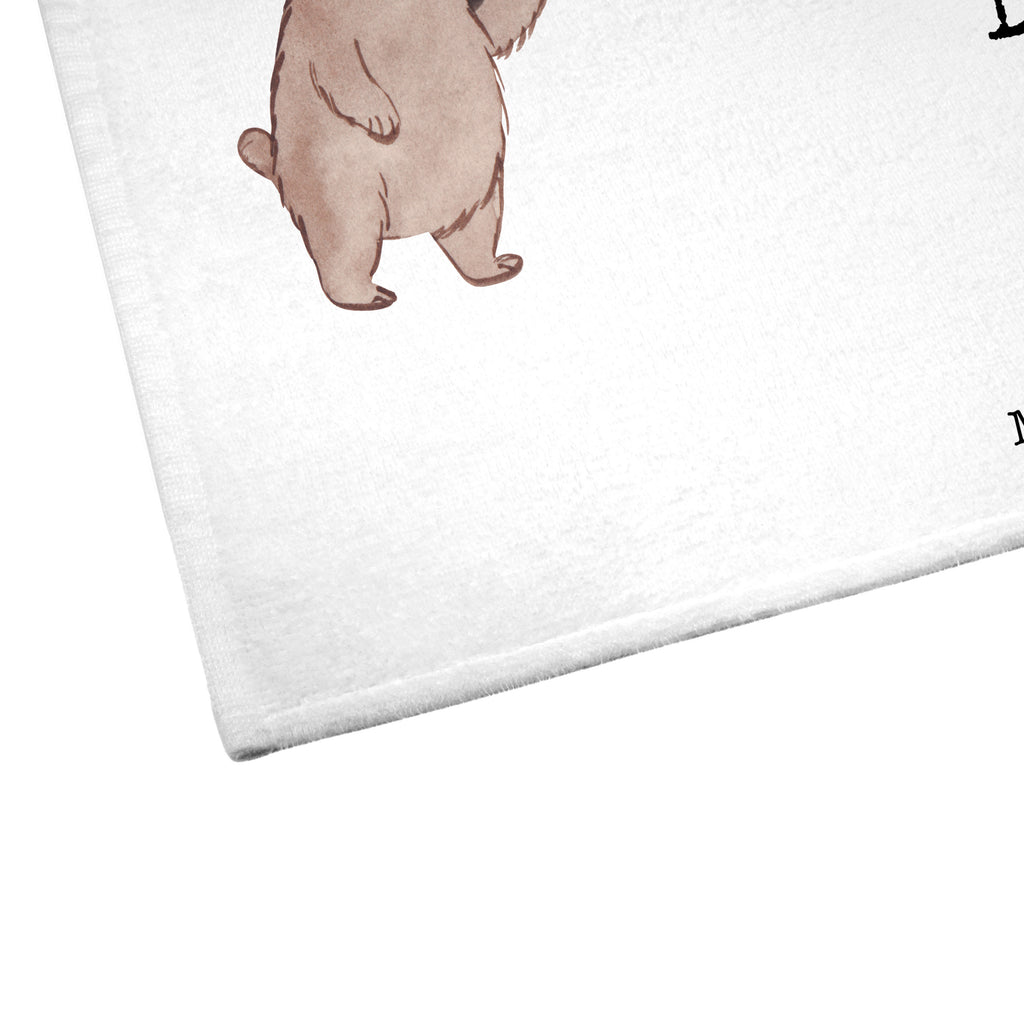 Gäste Handtuch Deutschlehrerin mit Herz Deutschlehrerin,Deutschunterricht, Schule, Grundschule,  Gästetuch, Reisehandtuch,, Sport Handtuch, Frottier, Kinder Handtuch  Beruf, Ausbildung, Jubiläum, Abschied, Rente, Kollege, Kollegin, Geschenk, Schenken, Arbeitskollege, Mitarbeiter, Firma, Danke, Dankeschön