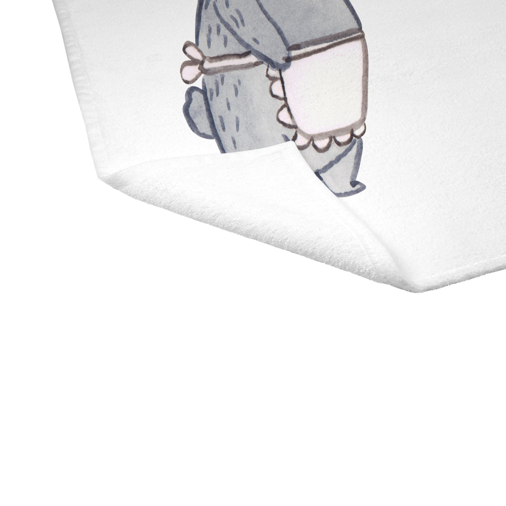 Gäste Handtuch Kellnerin mit Herz Gästetuch, Reisehandtuch, Sport Handtuch, Frottier, Kinder Handtuch, Beruf, Ausbildung, Jubiläum, Abschied, Rente, Kollege, Kollegin, Geschenk, Schenken, Arbeitskollege, Mitarbeiter, Firma, Danke, Dankeschön, Kellnerin, Servicekraft, Restaurant