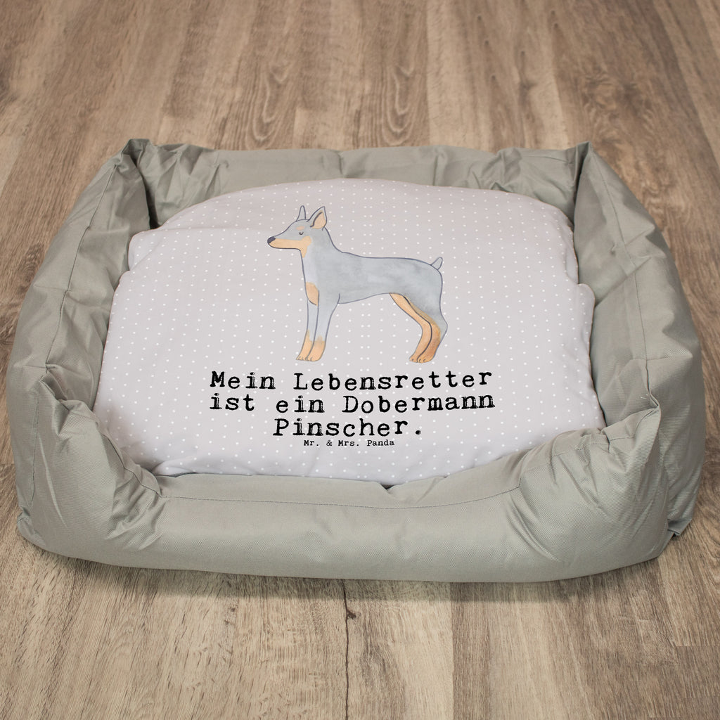 Hundebett Dobermann Pinscher Lebensretter Hundebett, Hundeliege, Liegeplatz, Hund, Hundekörbchen, Körbchen, Tierbett, Hundebett Luxus, Hundekissen, Hundesofa, Hundeschlafplatz, Hundebettchen, Hundemöbel, Hundedecke, Hunderasse, Rassehund, Hundebesitzer, Geschenk, Tierfreund, Schenken, Welpe, Dobermann Pinscher
